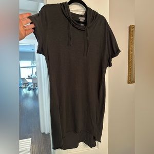 Distressed hoody shirt